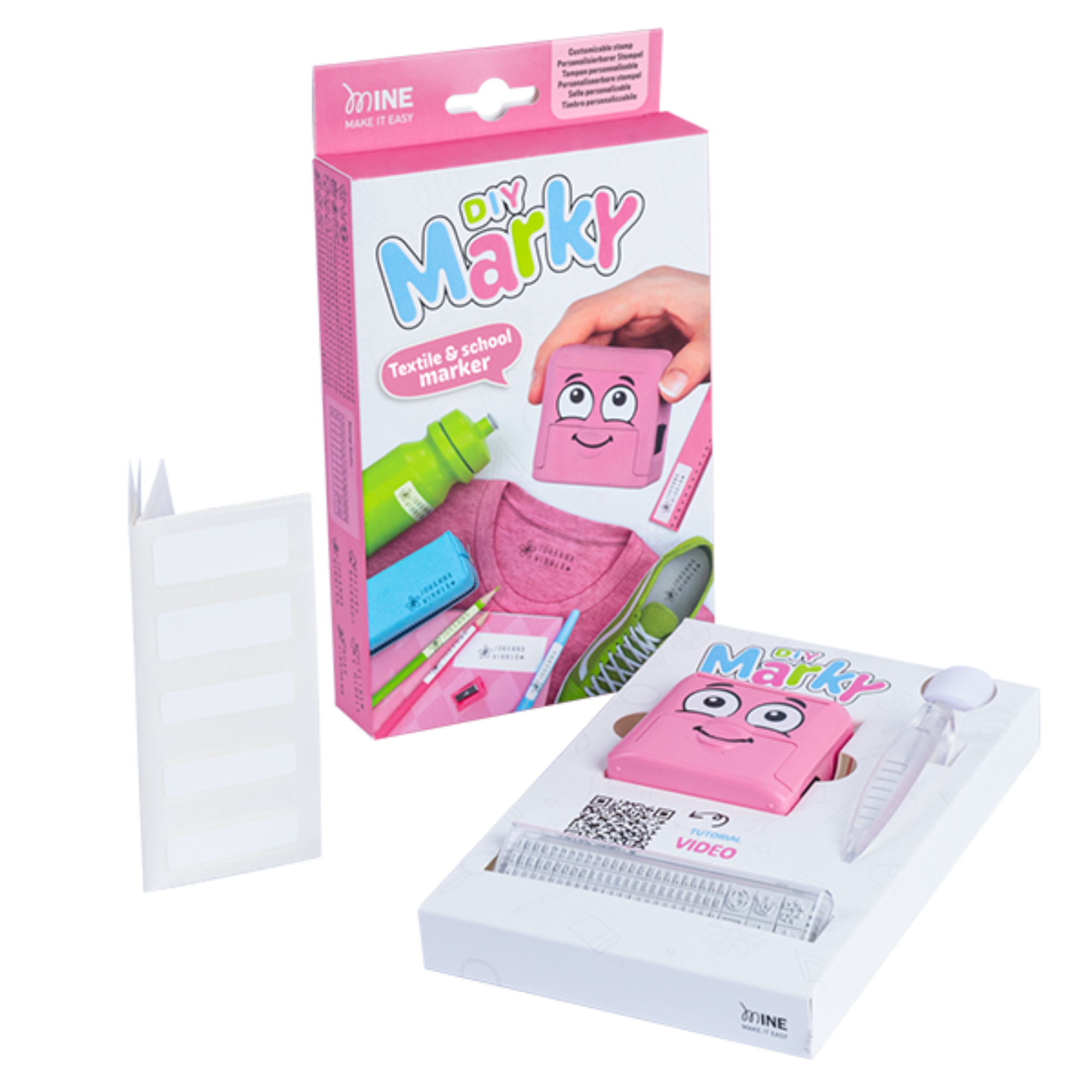 Marky kirakós textilbélyegző (rózsaszín)