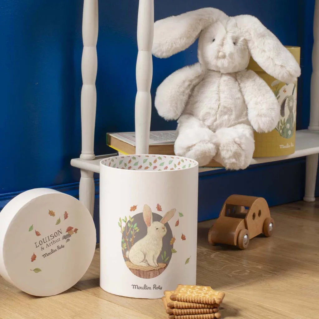 Moulin Roty Lujzi plüss nyuszi díszdobozban - Artúr és Lujzi