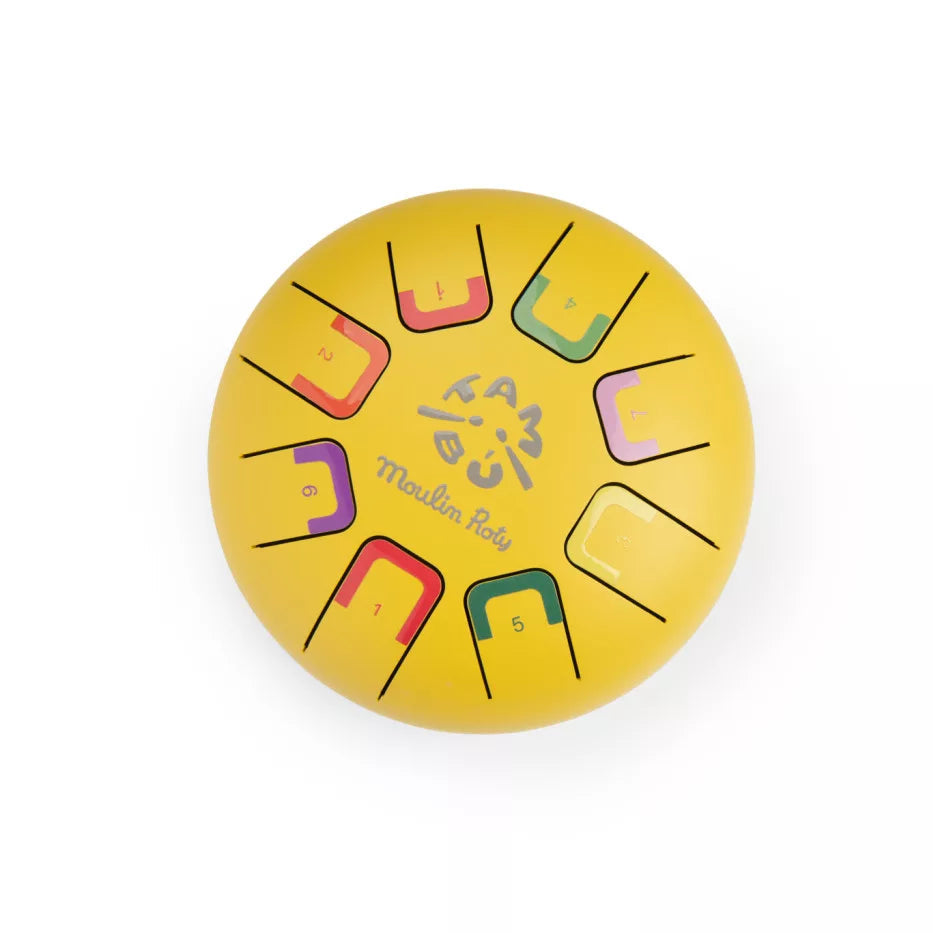 Moulin Roty kicsi handpan játékhangszer - Vidámság