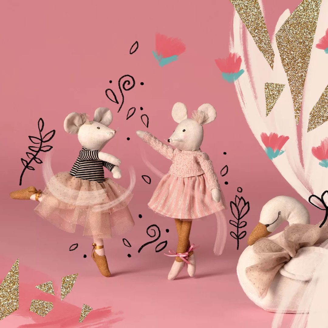 Moulin Roty Zsuzsi egérke balerina gyerekeknek