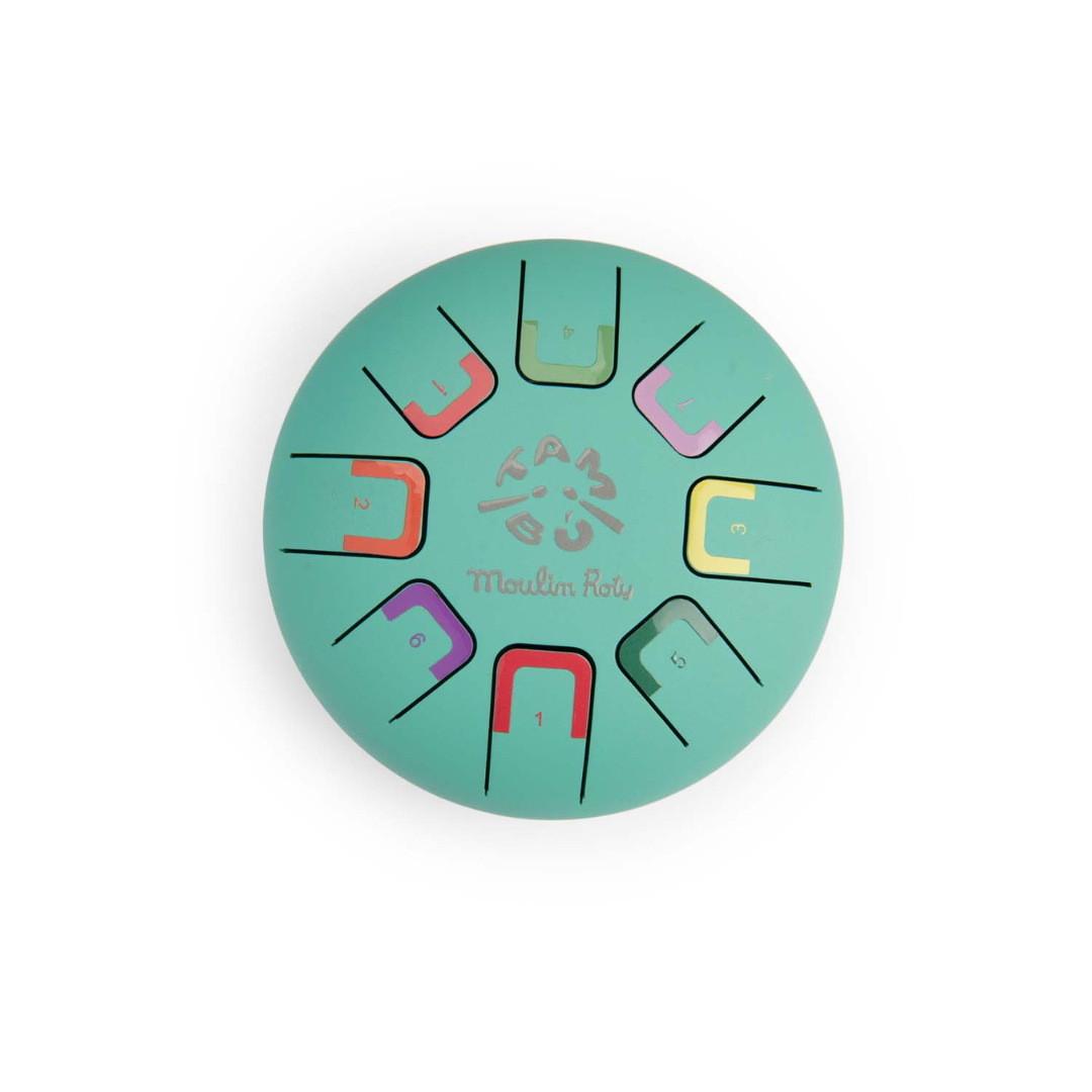 Moulin Roty kicsi handpan játékhangszer - Dzsungel