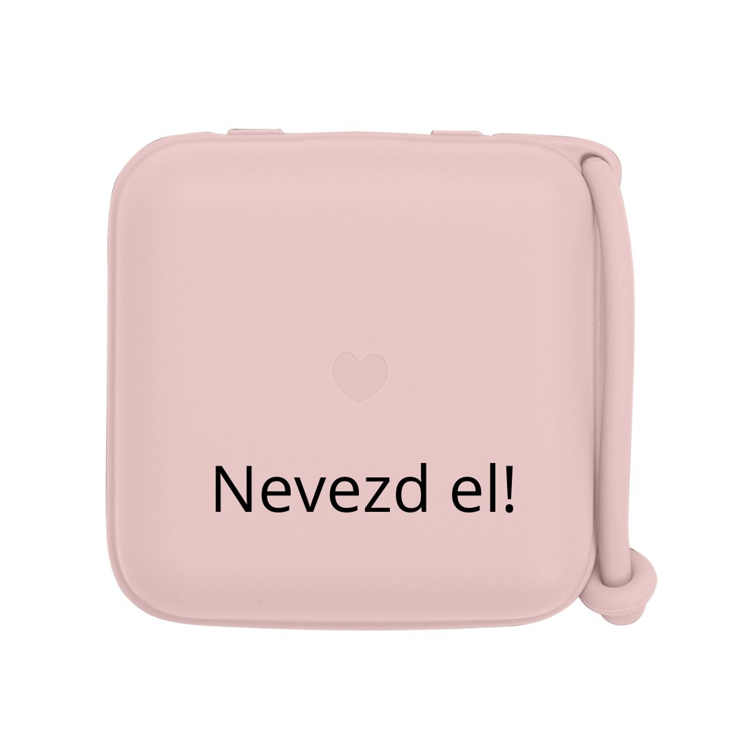 Nevesített BIBS cumitartó - cseresznyevirág