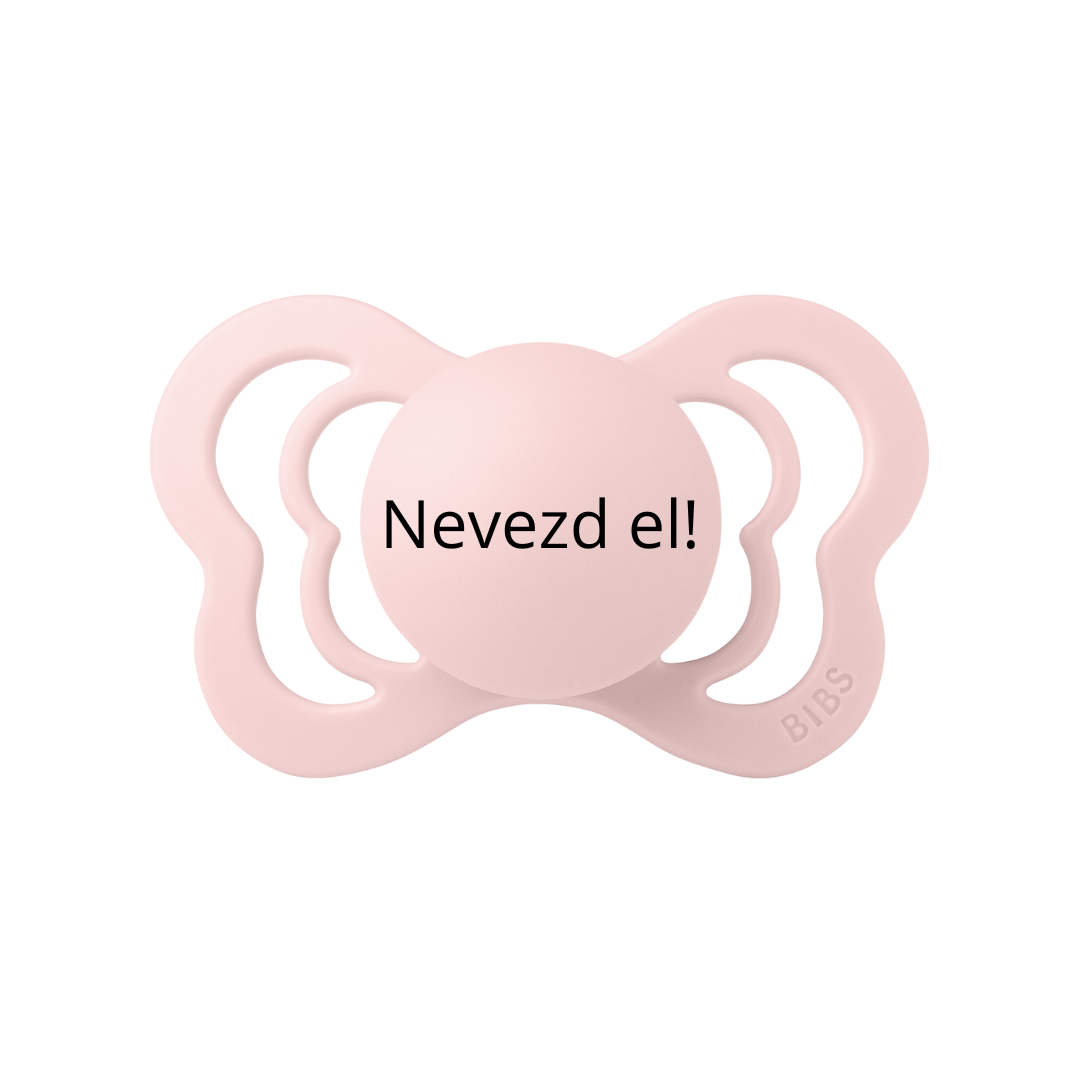 Nevesített BIBS Couture cumi - cseresznyevirág