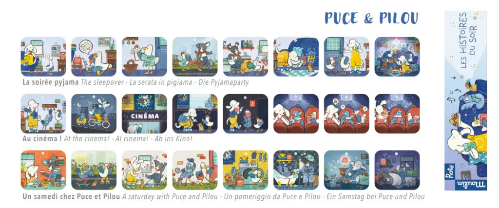 Moulin Roty meselámpa - Pamacs és Pamut történetei