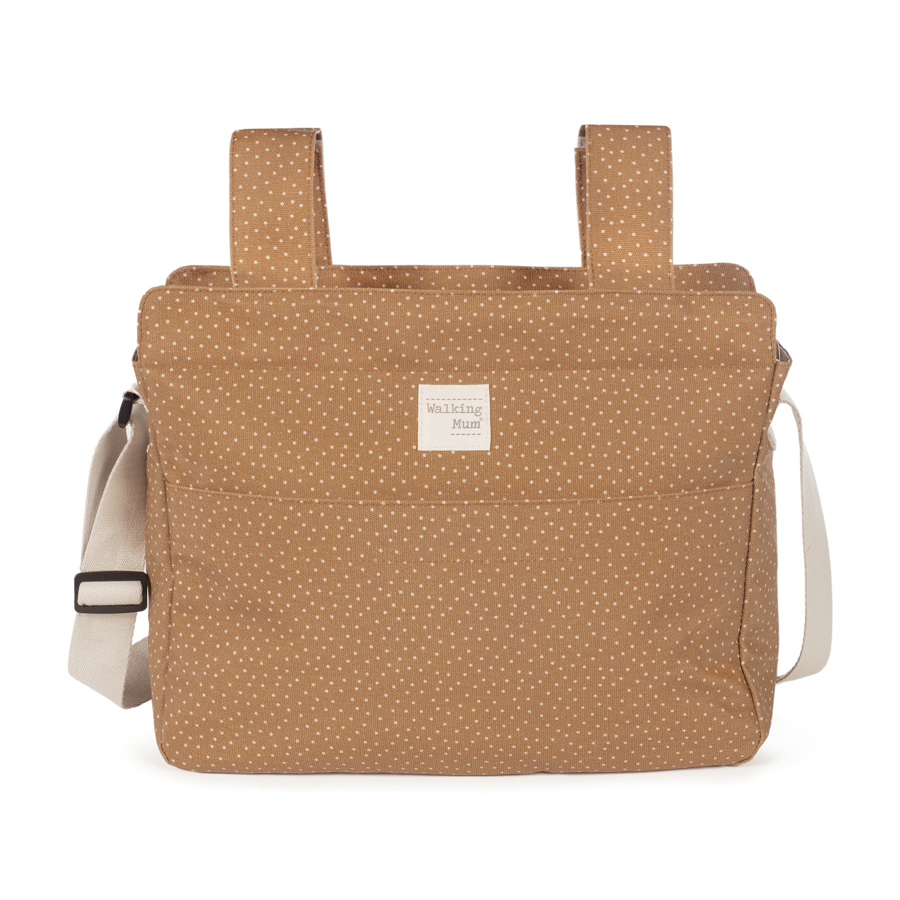 Pelenkázó táska - Pöttyös (Fahéj)