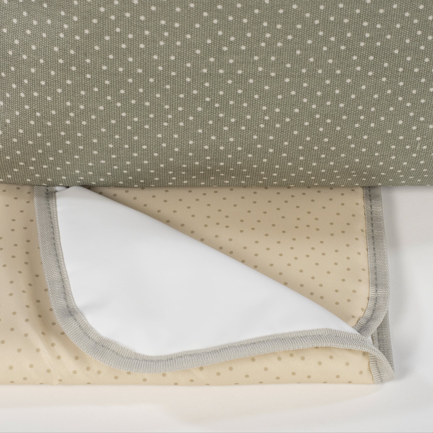 Pelenkázó táska - Pöttyös (Olíva)