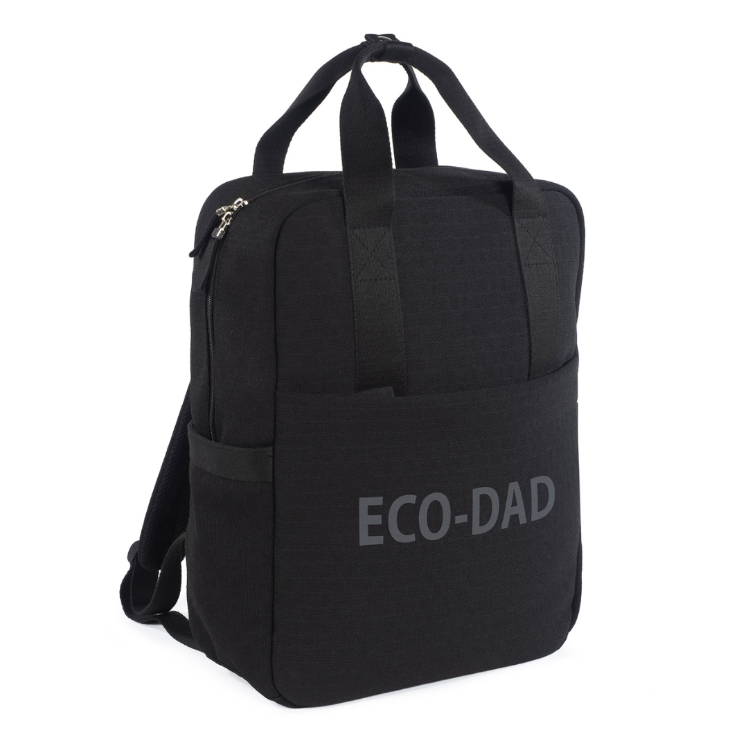 Pelenkázó hátizsák - Eco Dad XL (Fekete)