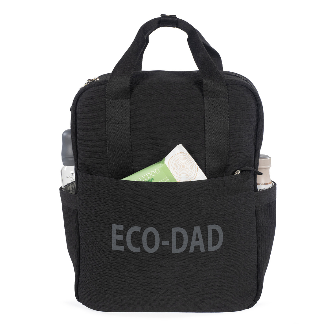 Pelenkázó hátizsák - Eco Dad XL (Fekete)