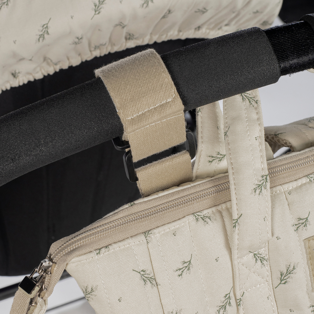 Pelenkázó hátizsák - Mimóza (Zöld)