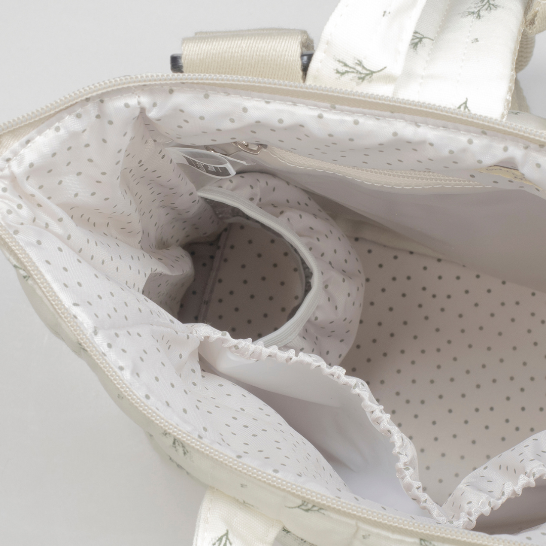 Pelenkázó hátizsák - Mimóza (Zöld)