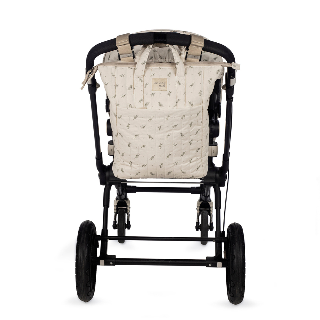 Pelenkázó hátizsák - Mimóza (Zöld)