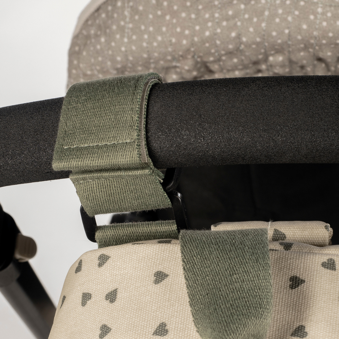 Pelenkázó hátizsák - Csupaszív (Olíva)