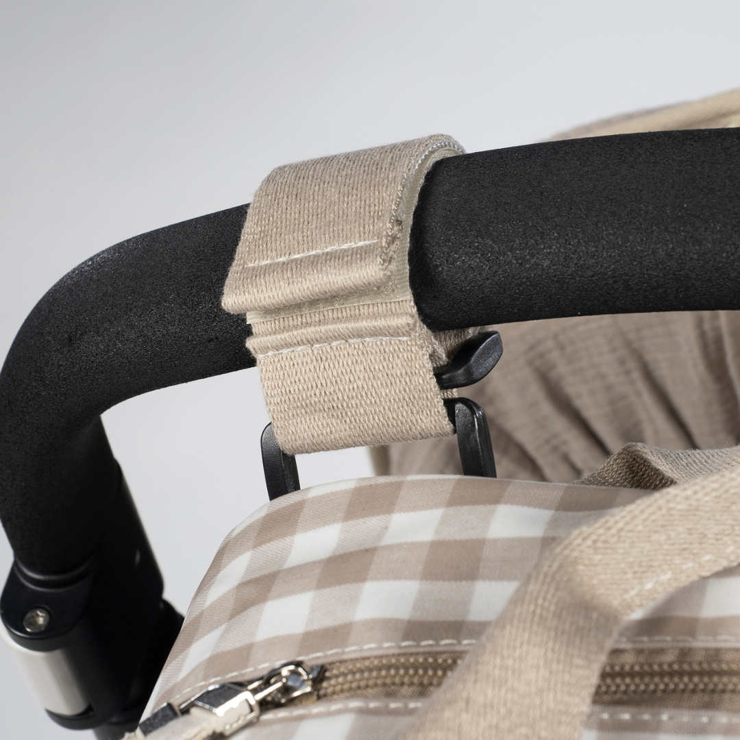 Pelenkázó hátizsák Caetana bézs