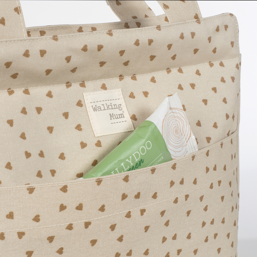 Pelenkázó táska - Csupaszív (Fahéj)