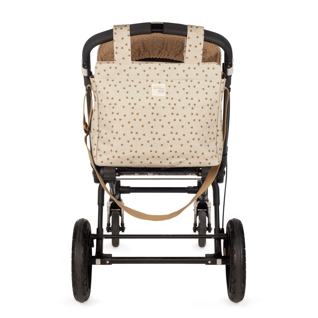 Pelenkázó táska - Csupaszív (Fahéj)