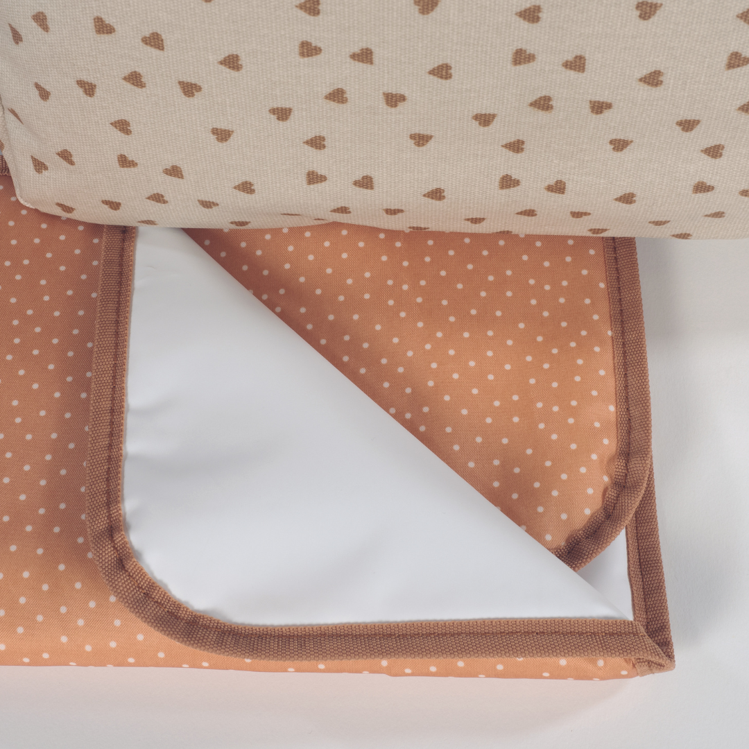 Pelenkázó táska - Csupaszív (Fahéj)