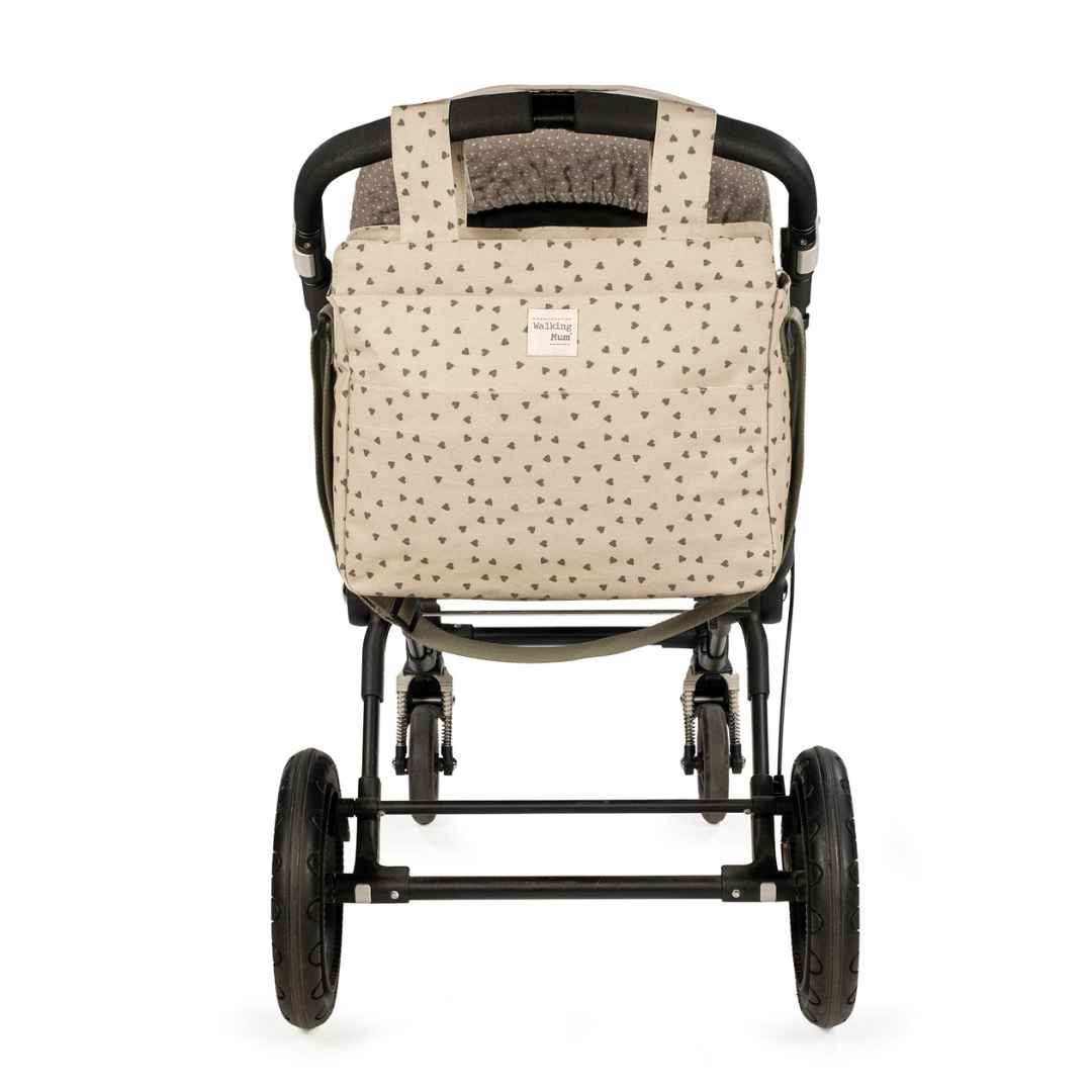 Pelenkázó táska - Csupaszív (Olíva)