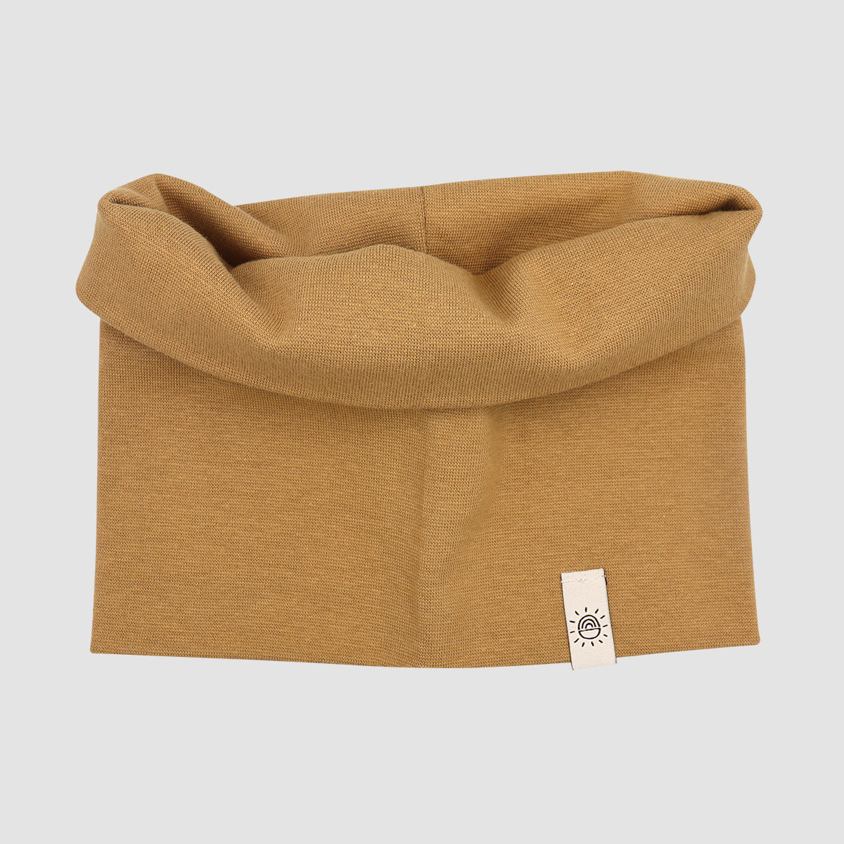 Gyerek és felnőtt csősál mogyoró színben - Pippadu