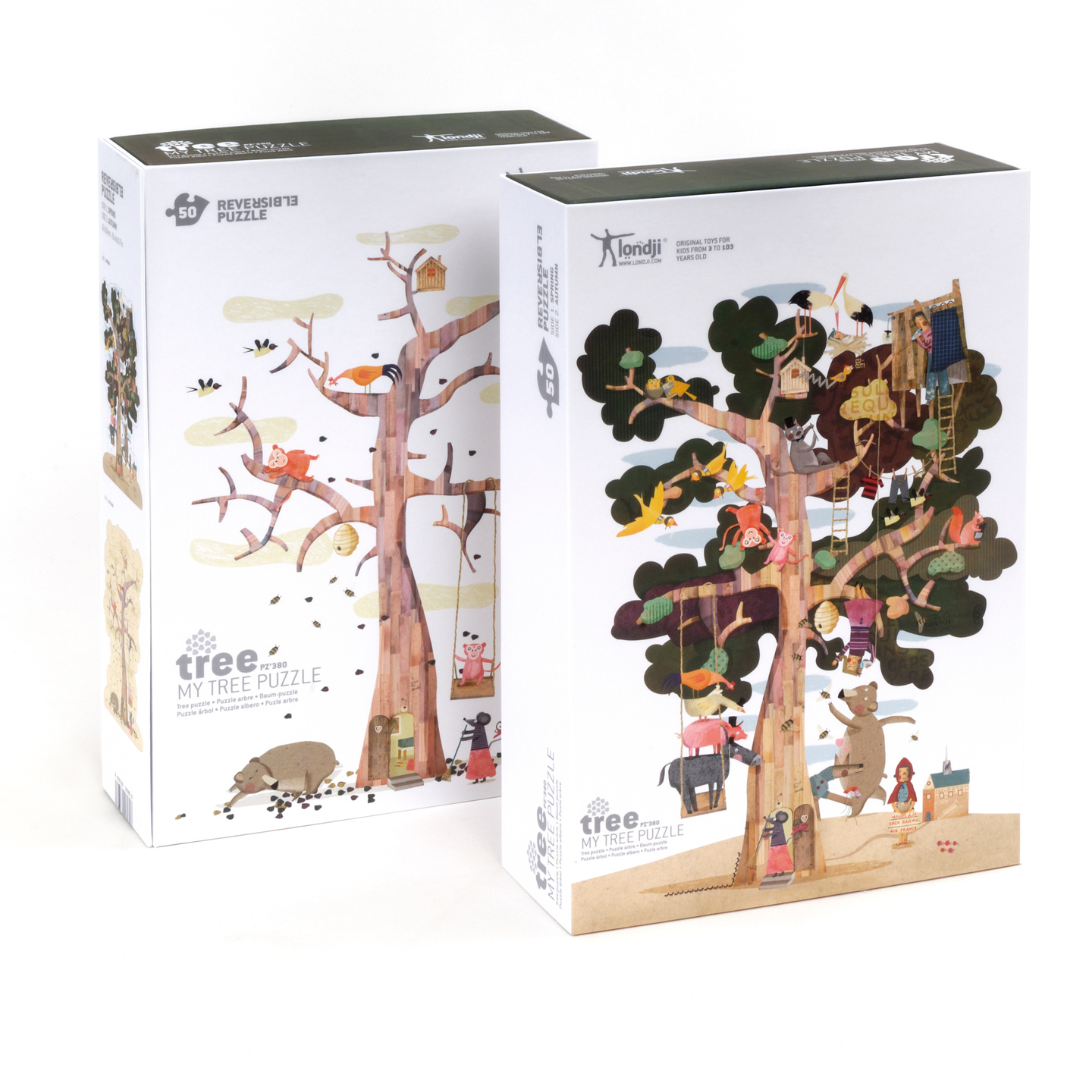 Pippadu puzzle londji fás doboz