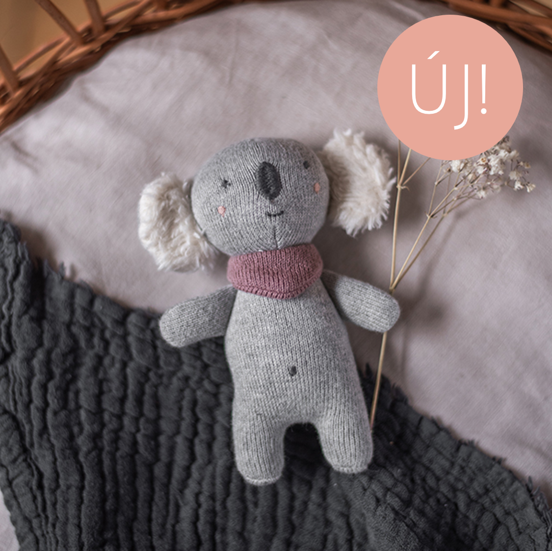 Puha plüss koala ajándék kisbabáknak - Pippadu