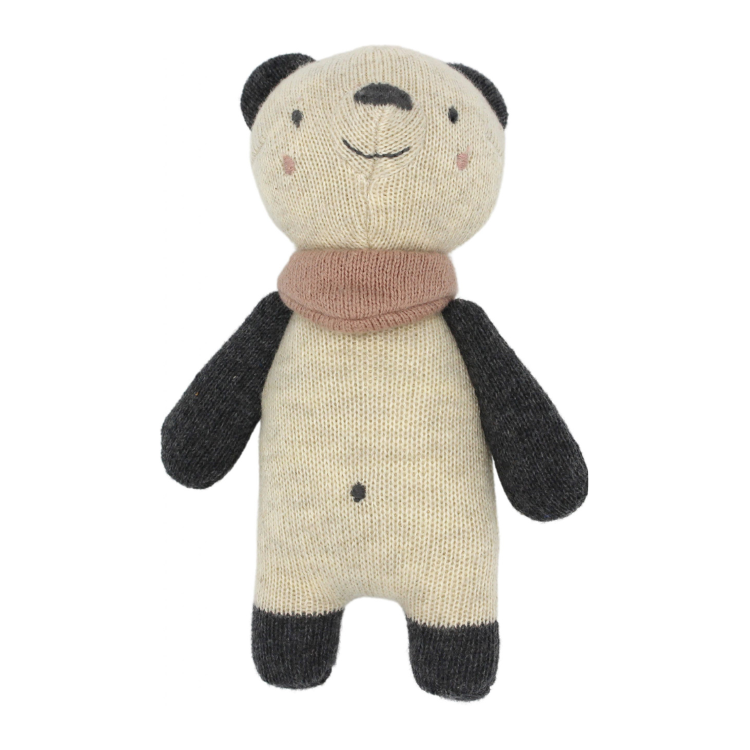 Plüss csörgő panda ajándék kisbabáknak - Pippadu