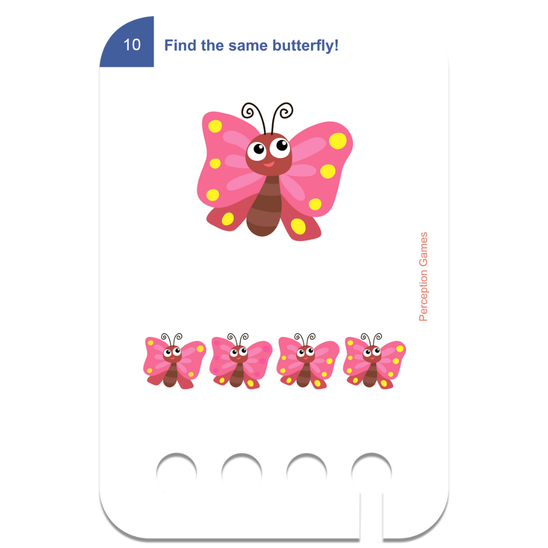 Puncho kártyacsomag fa tanulódobozhoz 4 éves kortól: Érzékelés