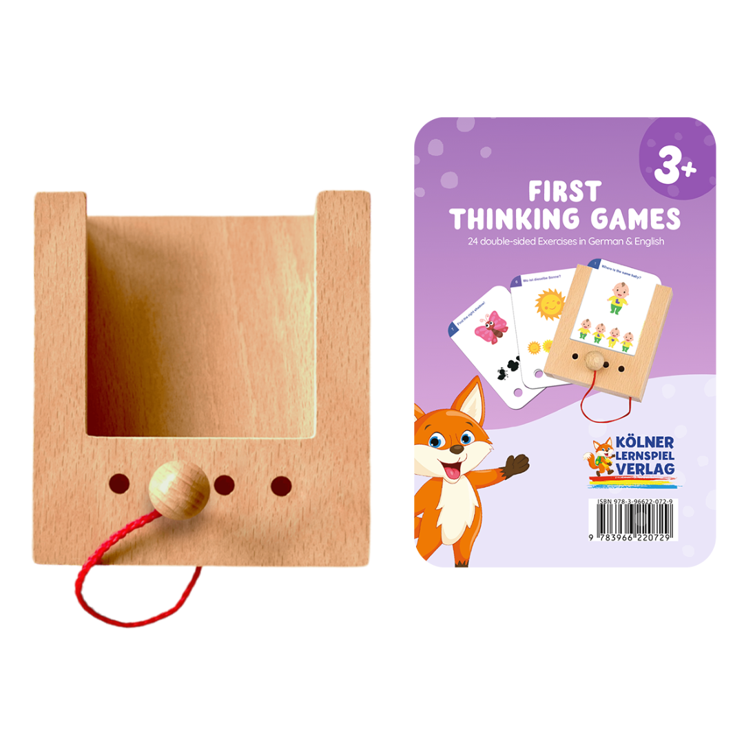 Puncho fa tanulódoboz + kártyacsomag - 3 éves kortól