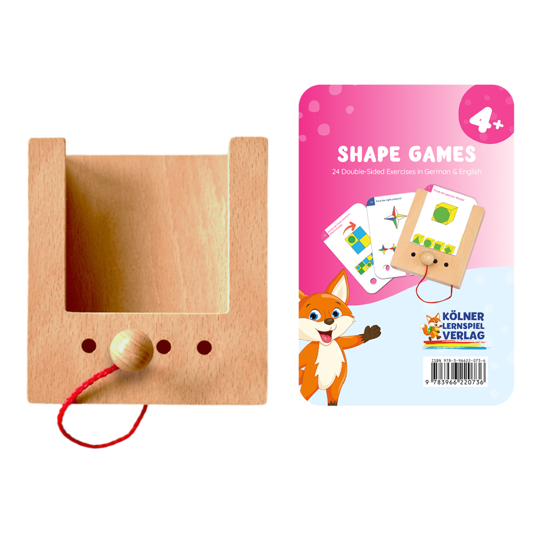 Puncho fa tanulódoboz + kártyacsomag - 4 éves kortól