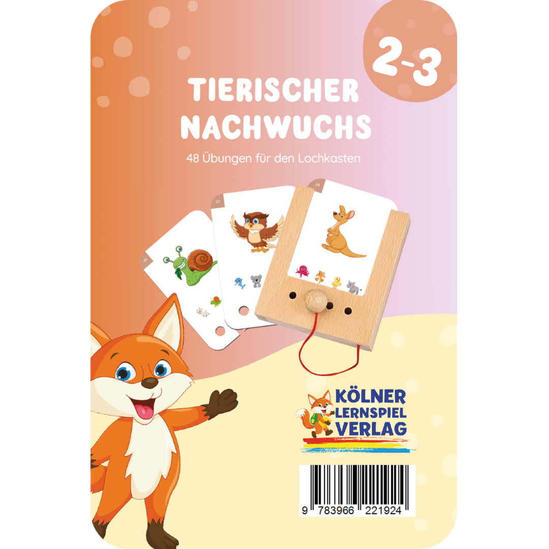 Puncho kártyacsomag Állatok és kicsinyeik témában angol és német nyelven