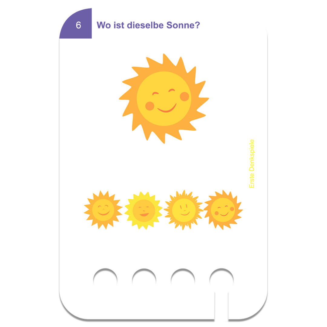 Puncho kiegészítő kártyacsomag Első elgondolkodtató feladatok témában 3 éves kortól napocskák