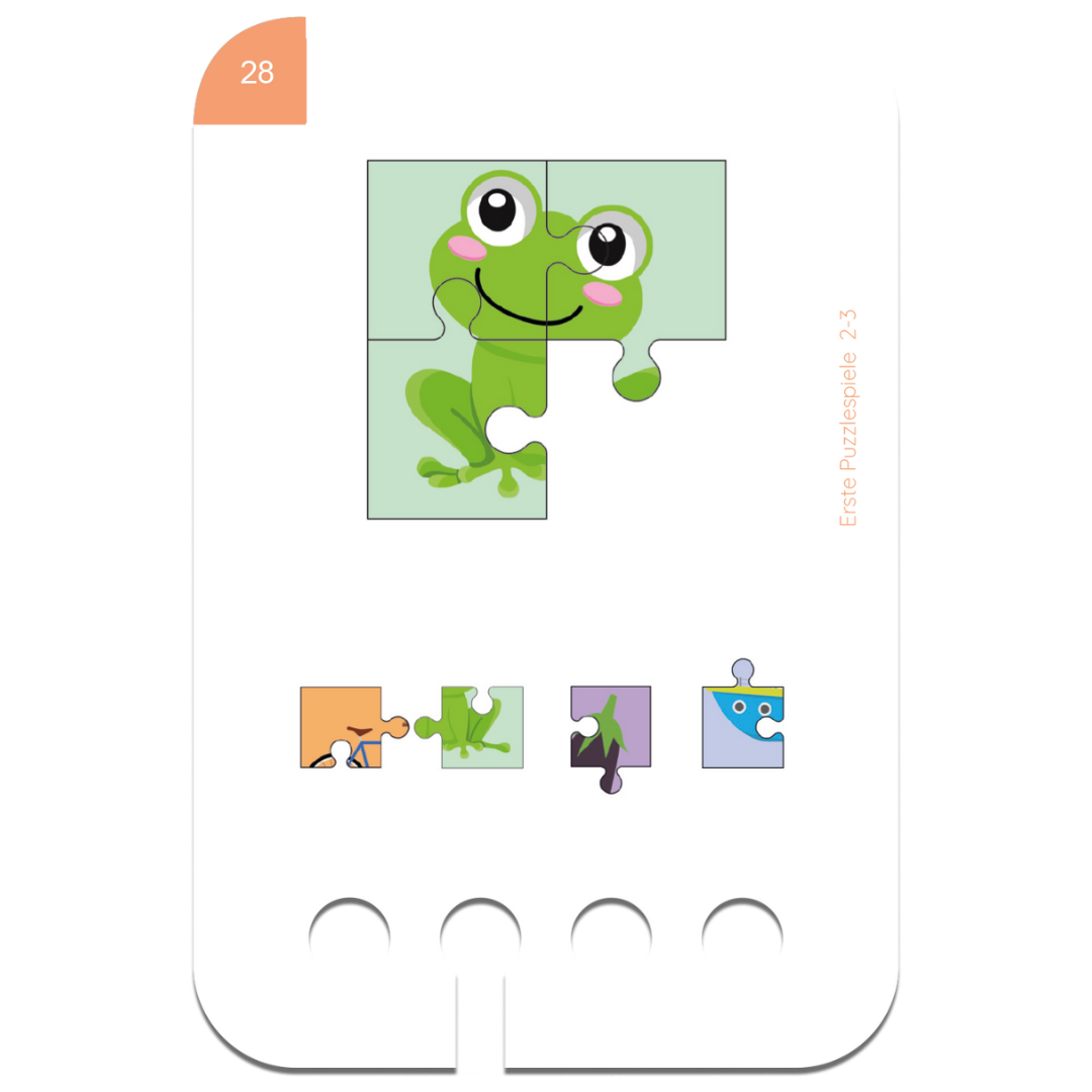 Kiegészítő kártyacsomag Első kirakó témában 2-3 éves kortól a Puncho fa tanulódobozhoz