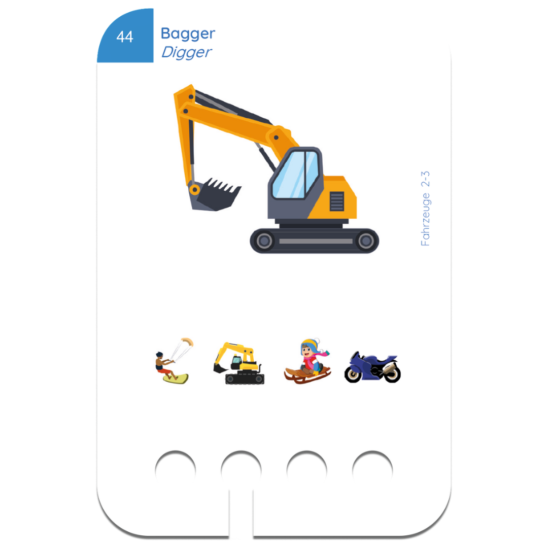 Puncho kártyacsomag Járművek - 2-3 éves kortól