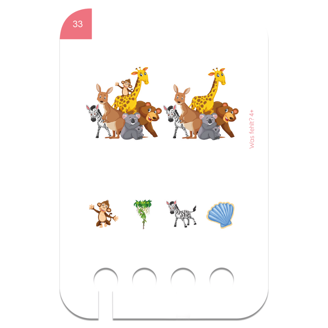 Kiegészítő kártyacsomag Puncho fa tanulódobozhoz 4 éves kortól: Mi hiányzik?