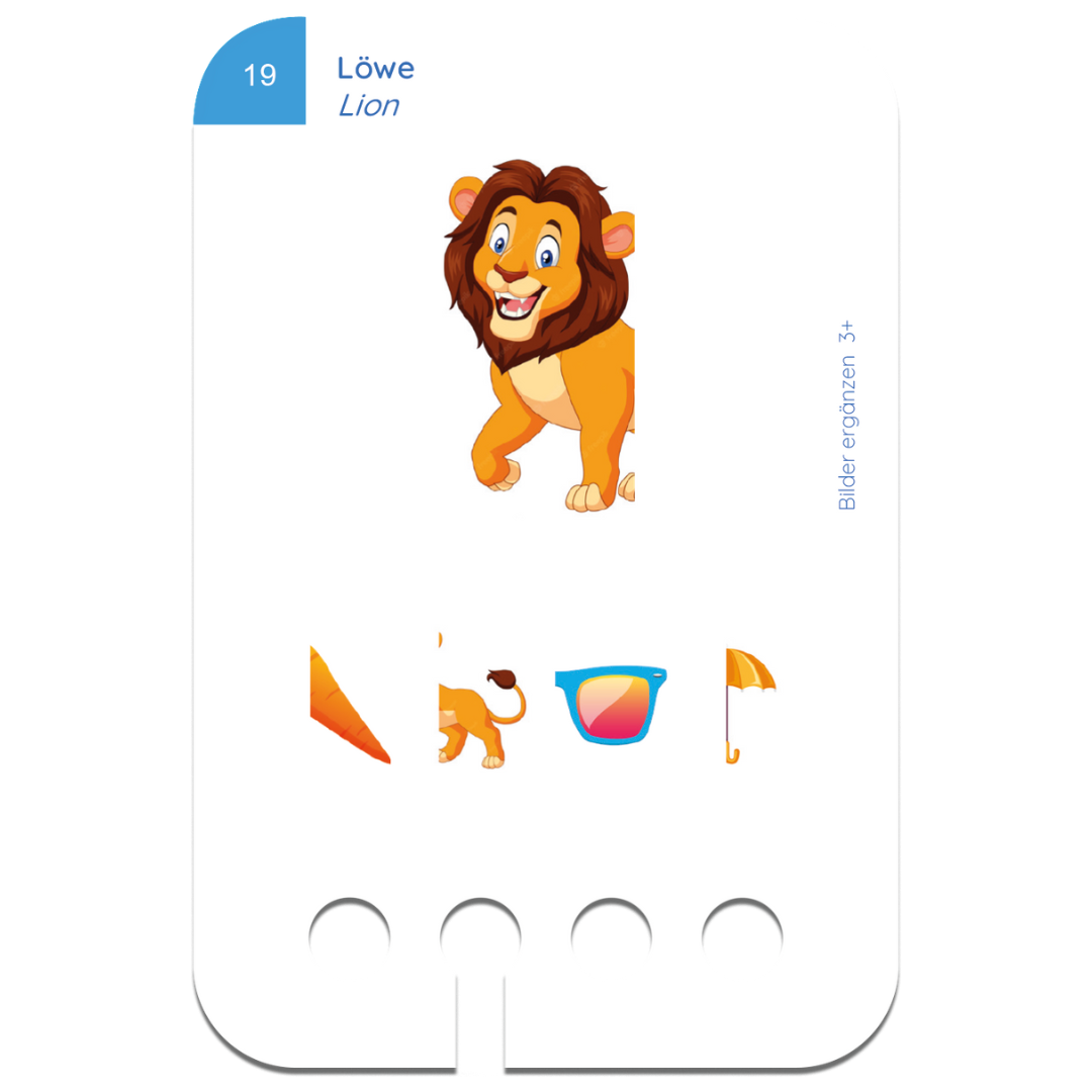 Puncho fa tanulódobozhoz kártyacsomag: 3 éves kortól, Képkiegészítős