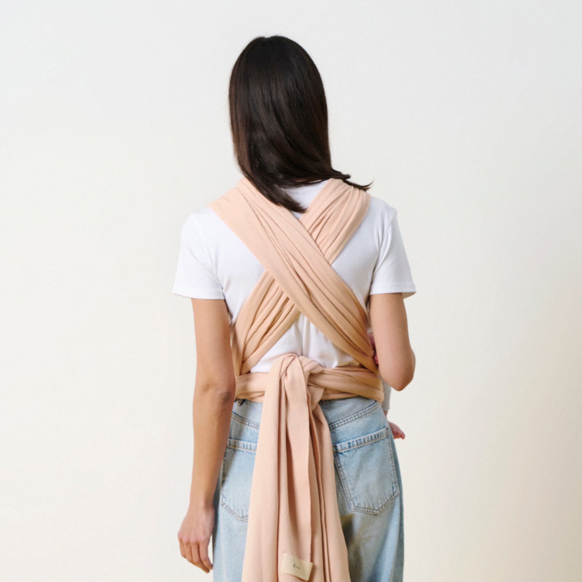 Elysé Rugalmas derékpántos kendő (Púder)