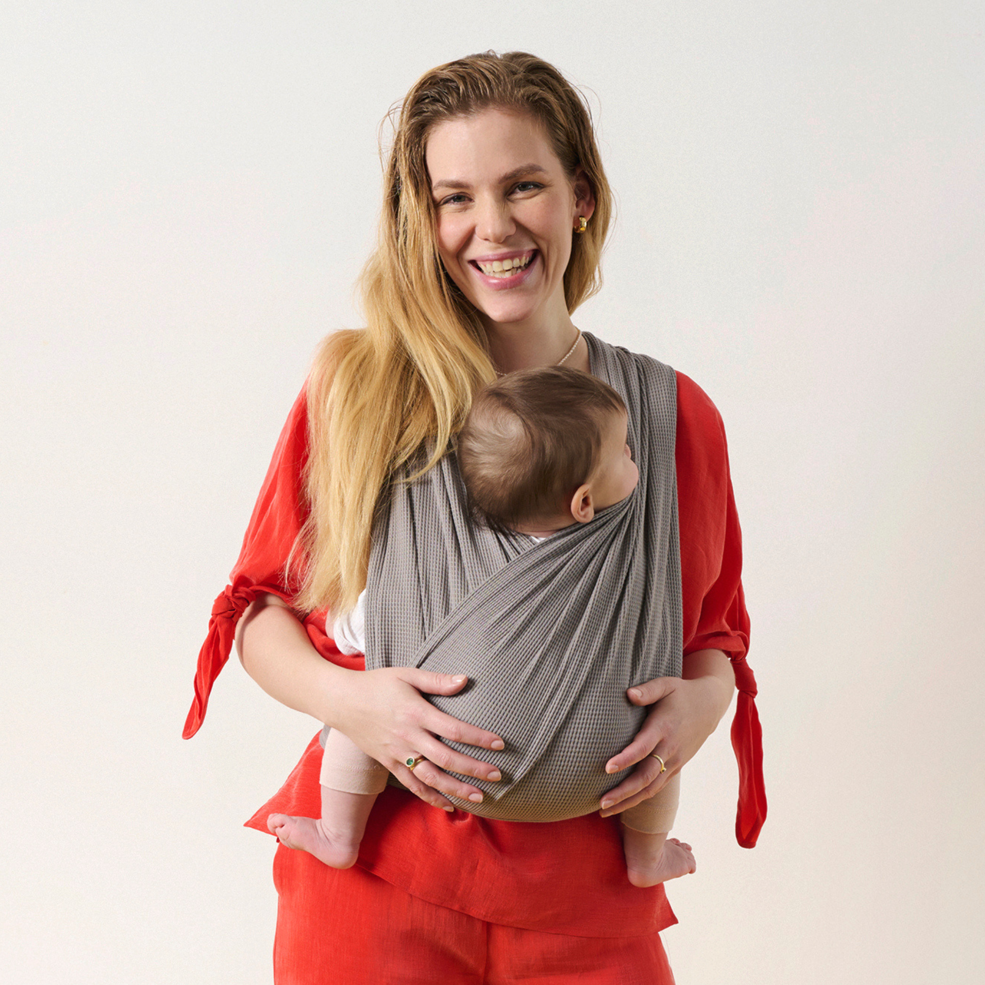 Elysé Rugalmas derékpántos kendő (Szürke)