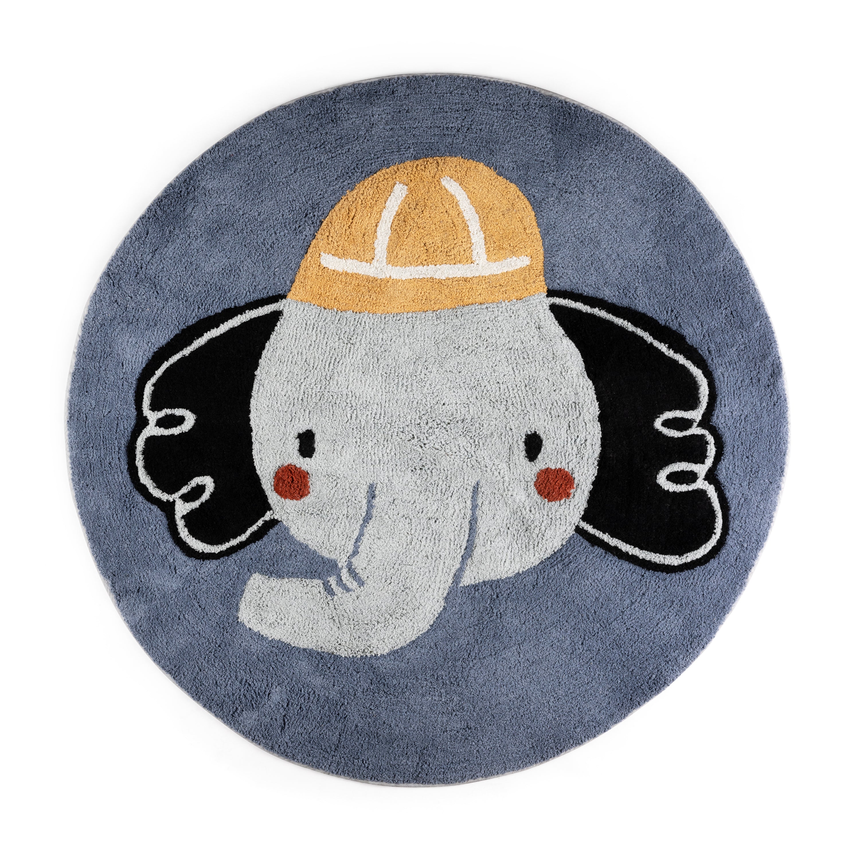 Gyerekszoba dekoráció elefánt mintával - Szorgos építők kollekció a dán Sebra márkától - pippadu