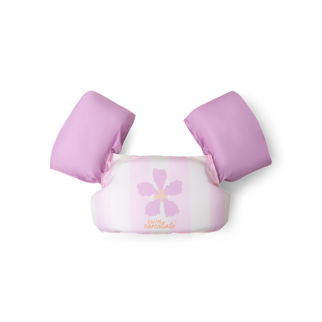 Swim Essentials úszóöv és karúszó - rózsaszín virágos (15-30 kg)