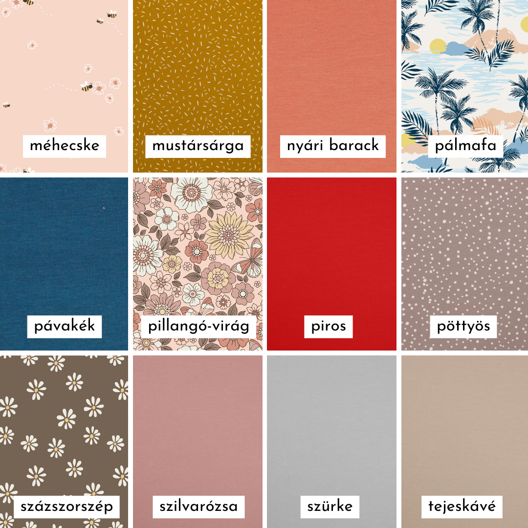 Satyka és hajpánt - választható színekben - Pippadu