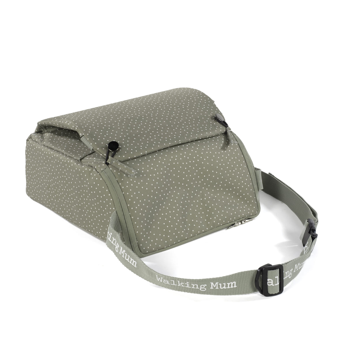 Hordozható textil székmagasító - Pöttyös (Oliva)