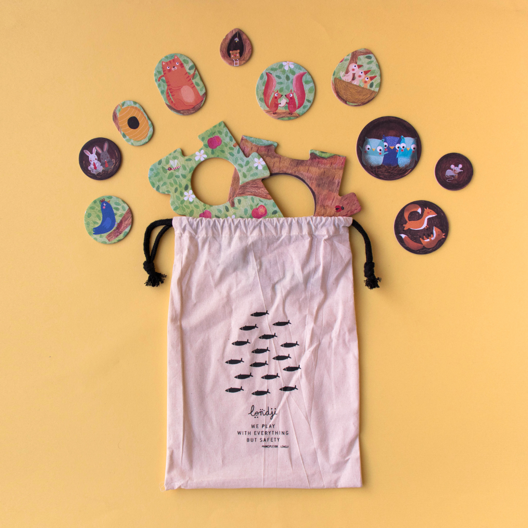 londji almafa puzzle gyerekeknek darabok Pippadu