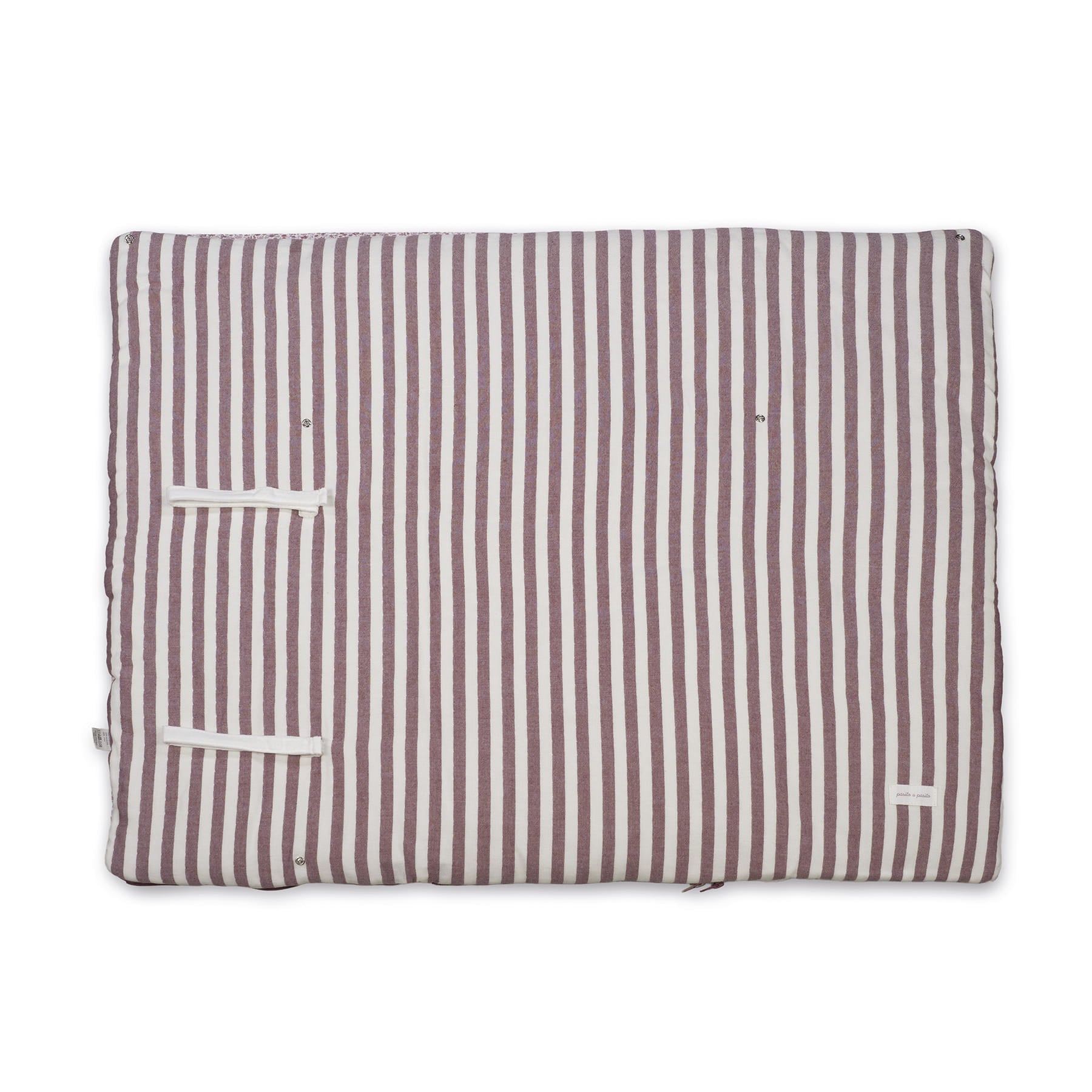 Babafészek és takaró - Cherry (Csíkos) kiterítve, csíkos oldalával felfelé