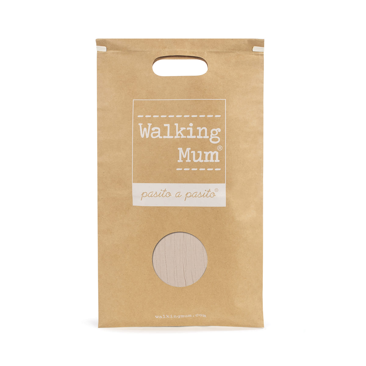 Walking Mum babafészek csomagolás Eco Mum bézs, 100% pamut, puha muszlin belső, kényelmes és meleg újszülötteknek