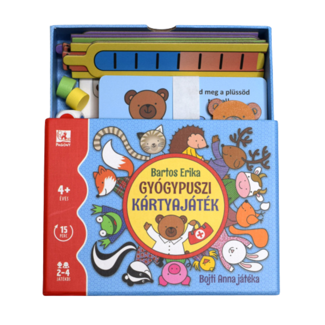 Gyógypuszi kártyajáték Bartos Erika illusztrációival