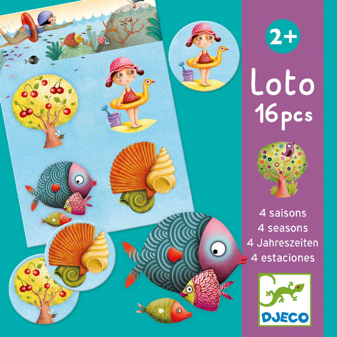Djeco Négy évszak (4 saisons) képes lottó termékfotó
