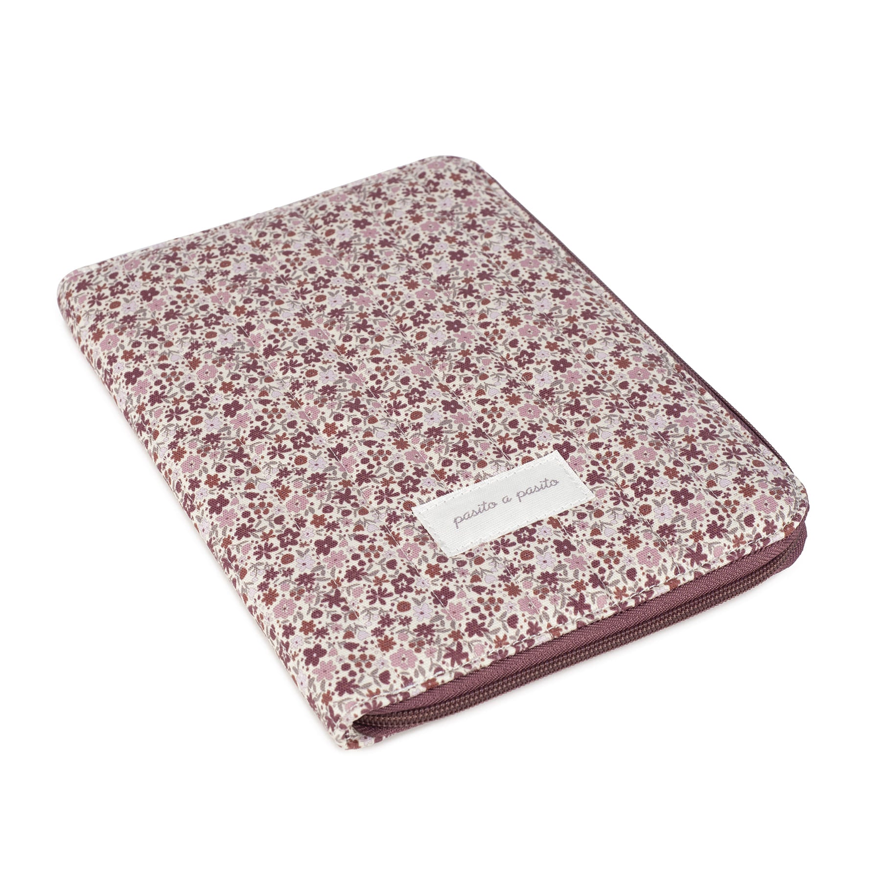 Egészségügyi kiskönyv borító cipzáras záródással - Cherry (Virágos)