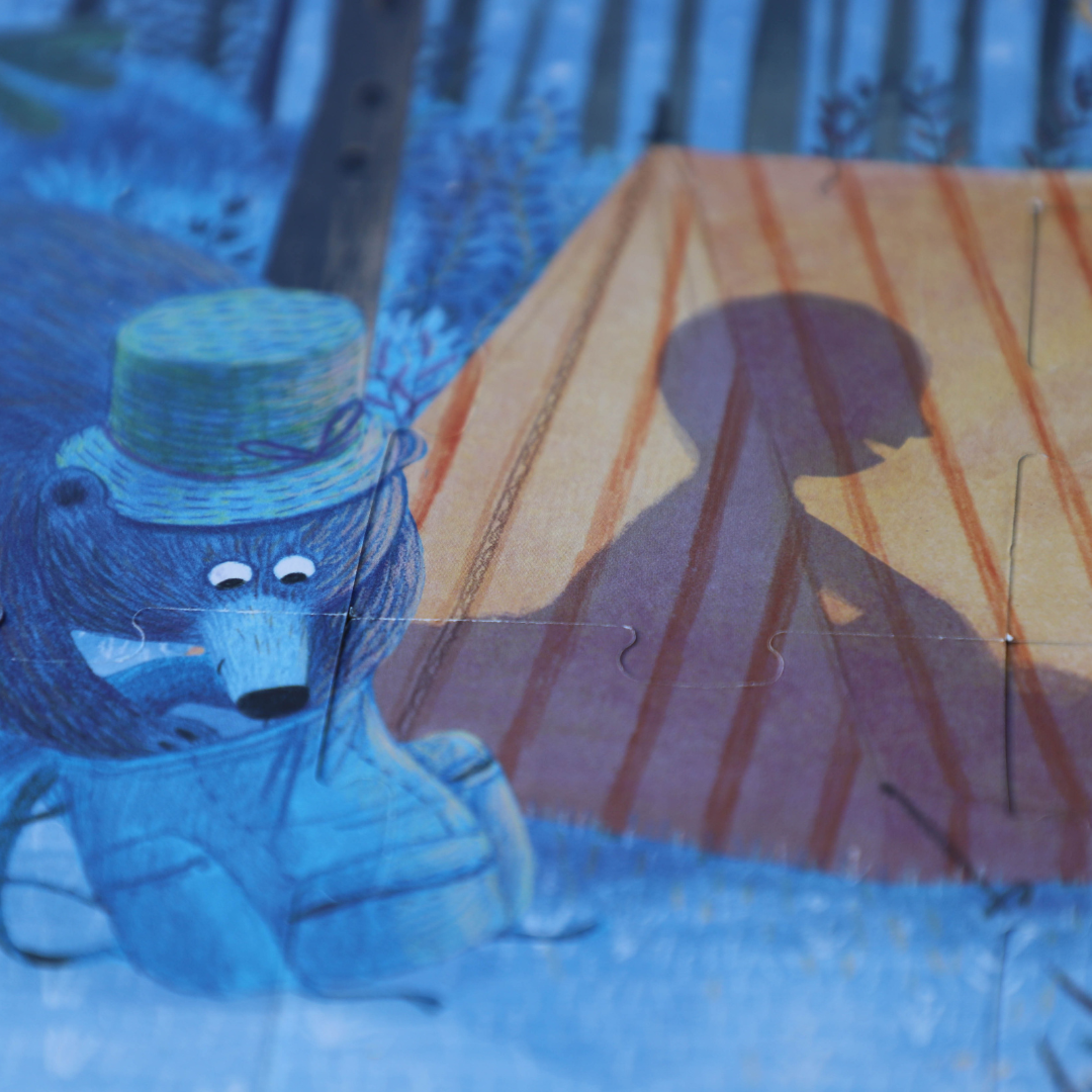 londji Kirakó játék gyerekeknek 3 éves kortól Éjjel-nappal címmel - éjszakai és nappali erdő játék - Pippadu