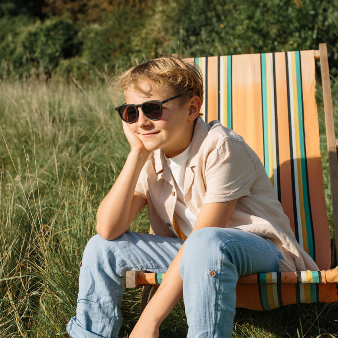 Leosun gyerek napszemüveg - 3-10 éves | Black Fade