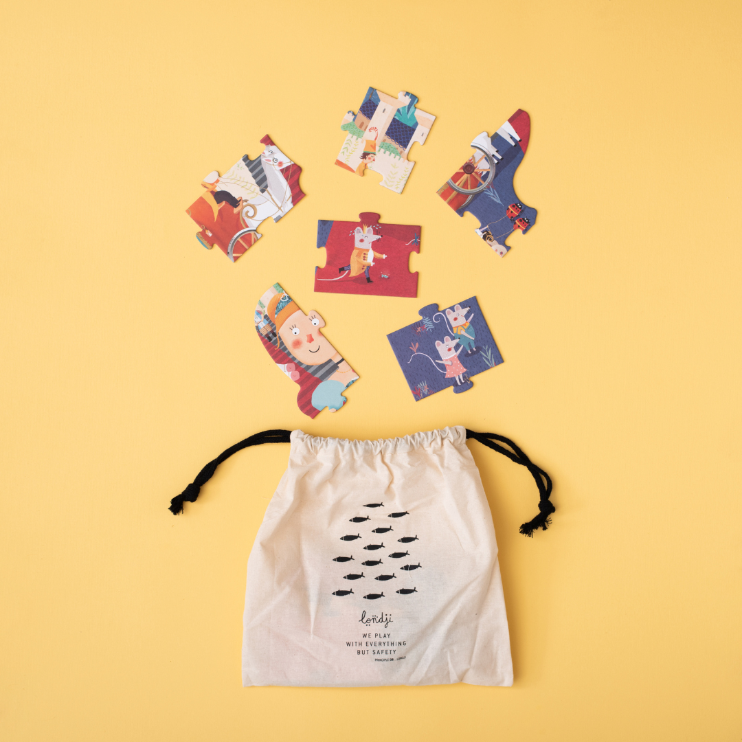 Hamupipőke londji puzzle gyerekeknek