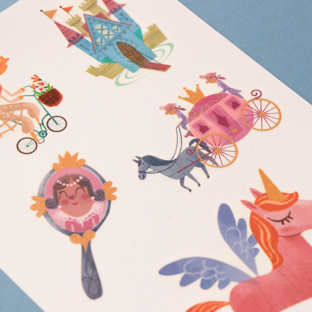 Londji Gyerek tetoválás hercegnő mintával - Pippadu